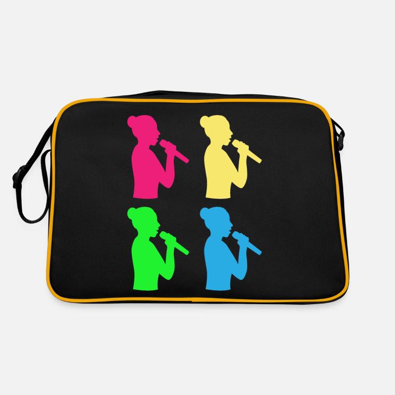 Chœur coloré variété chant - cadeau Sac Retro