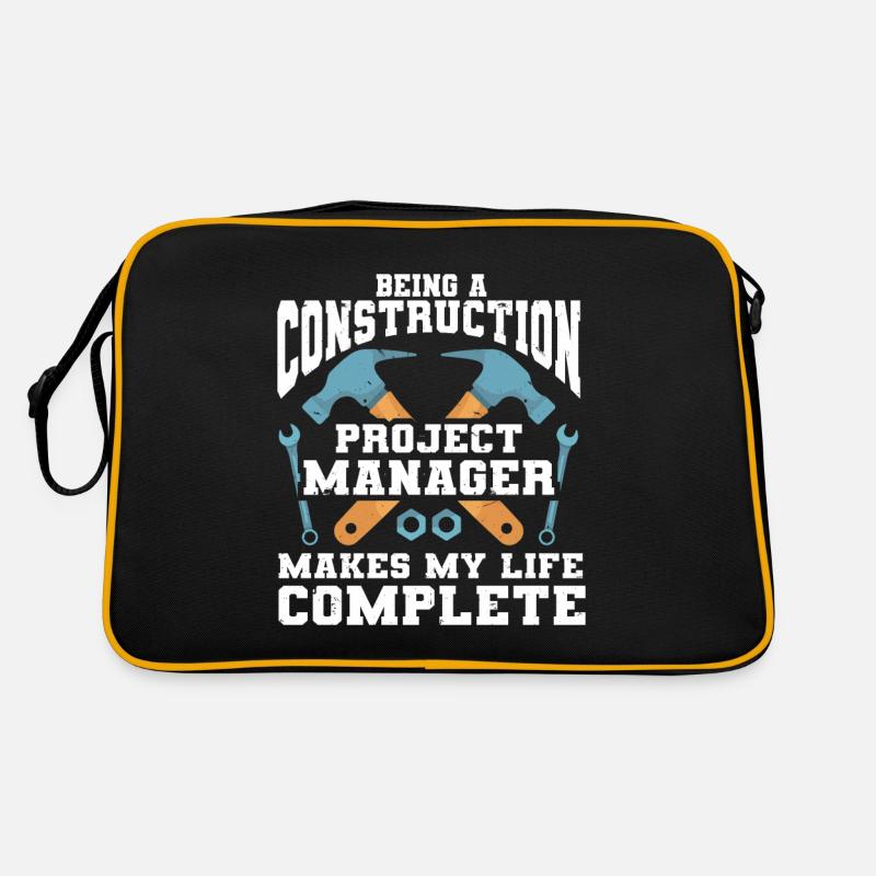 Chef de projet de construction Sac Retro