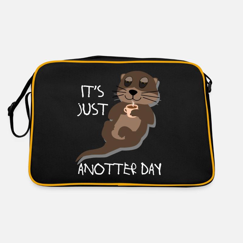 Sea Otter Coffe Anotter Otters Retro Bag