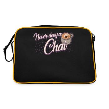 Chai Tea Joke Chai Latte - Sac Retro - noir/or - Dos
