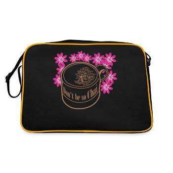 Thé Chai - Sac Retro - noir/or - Dos