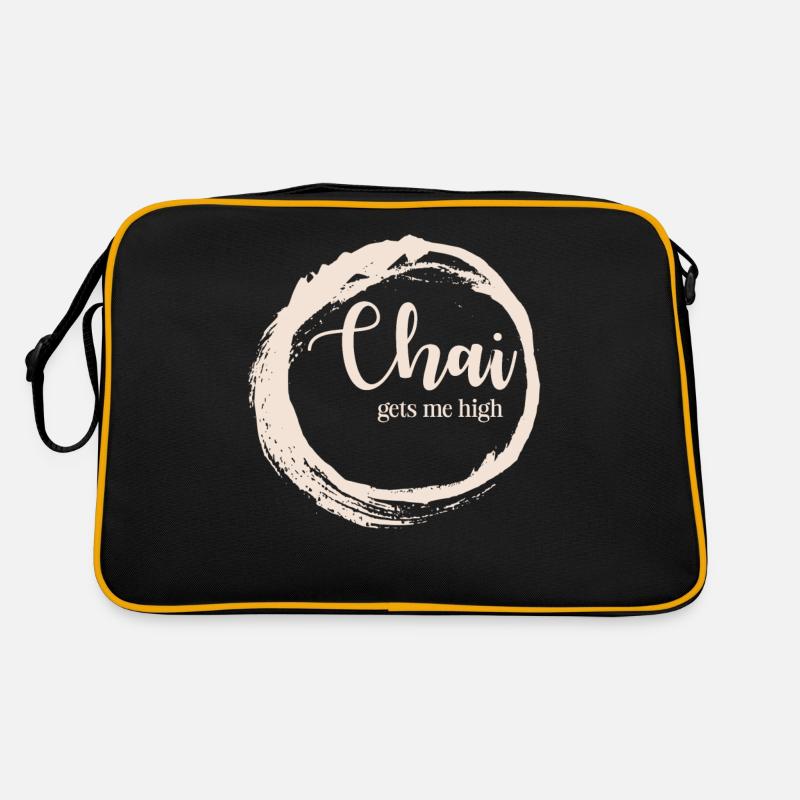 Chai Tea Drinking Chai Latte Retro Bag