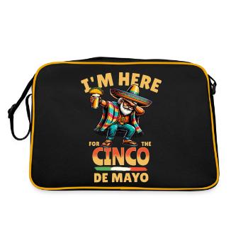 Cinco De Mayo - Retro Bag - black/gold - Back