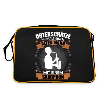 Alto, Wise, Saxophone – Inégalé - Sac Retro - noir/or - Dos
