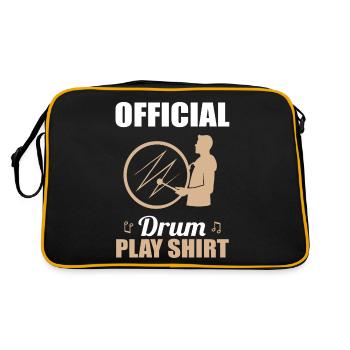 Chemise officielle de jeu de tenue de batteur - Sac Retro - noir/or - Dos
