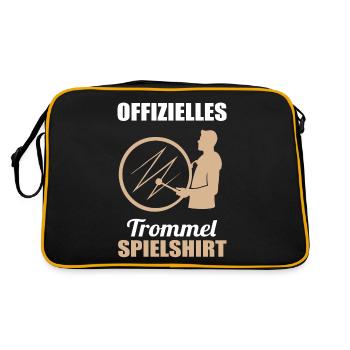 Tenue officielle du batteur Chemise de jeu - Sac Retro - noir/or - Dos