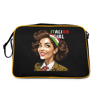 FEMME ITALIE FILLE ITALIENNE - Sac Retro - noir/or - Dos