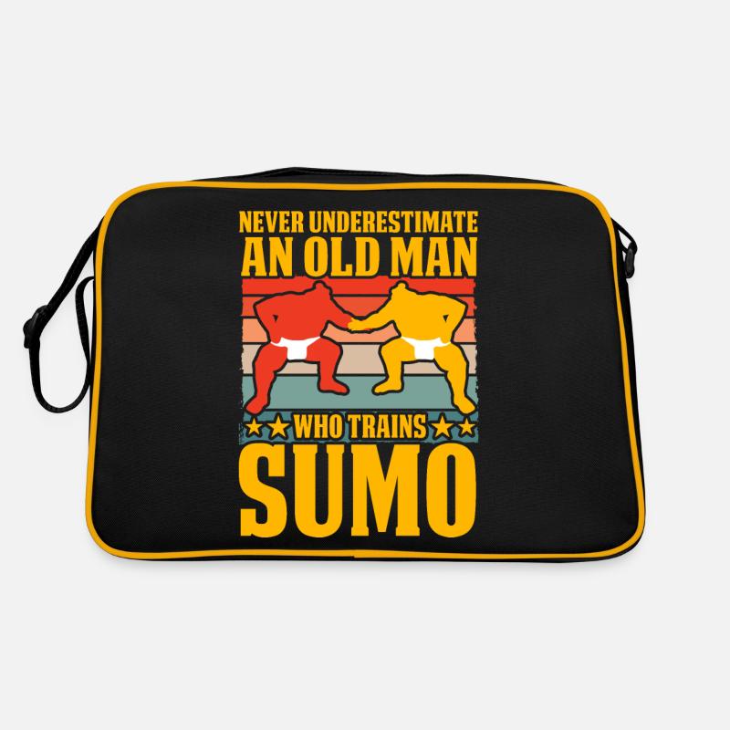 Never underestimate an old man who trains Sumo Retro Bag