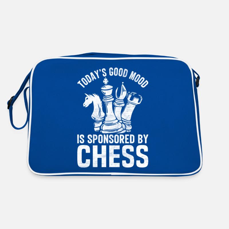 Die heutige gute Laune wird von Funny Chess gesponsert Retro Tasche