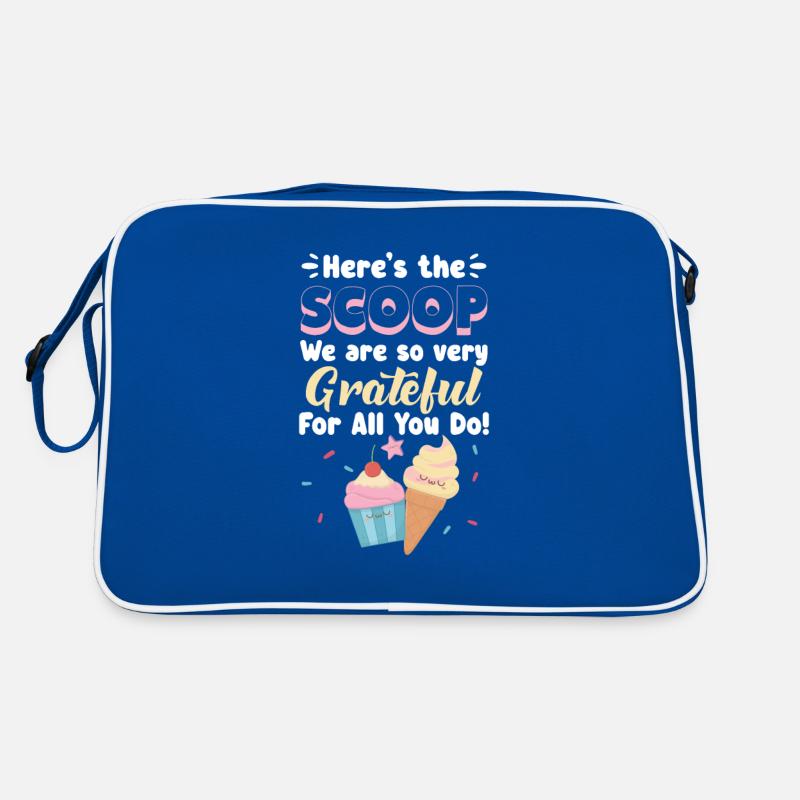 Eiscreme Eis Eiskrem Ice Cream Sommer Geschenk Retro Tasche