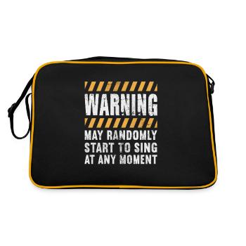 Singer - Retro Bag - black/gold - Back