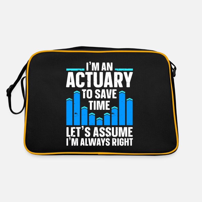 Actuaire statisticien Sac Retro
