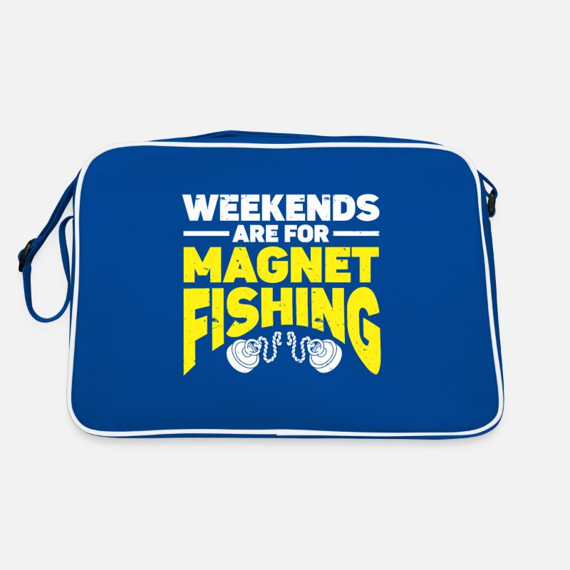 Magnetfischen Retro Tasche