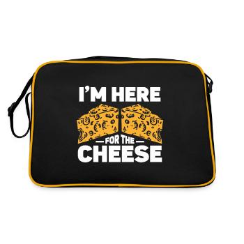 Amateur de fromage Cheese - Sac Retro - noir/or - Dos