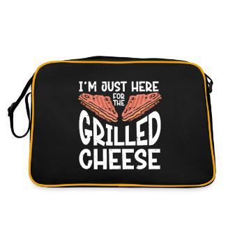 Amateur de fromage Cheese - Sac Retro - noir/or - Dos