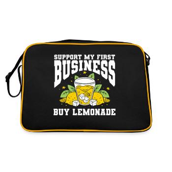 Vendeur de limonade Stand de limonade au jus de citron - Sac Retro - noir/or - Dos