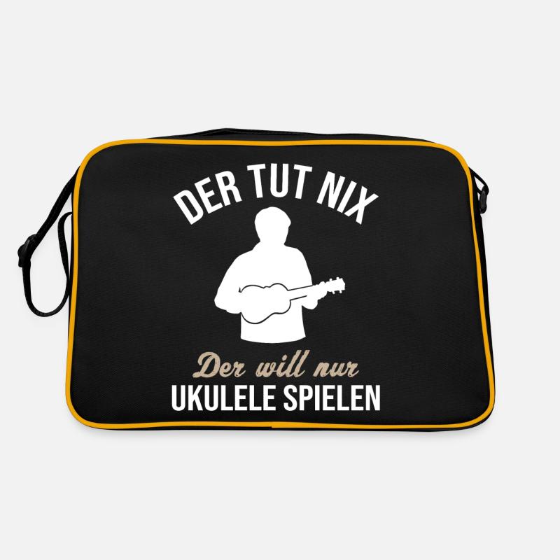 Unschuldig Ukulele Spieler Spaß Geschenk Retro Tasche