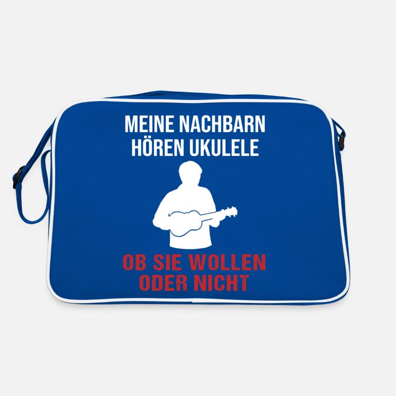 Ukulele Klang Nachbarns Freude Geschenk Retro Tasche