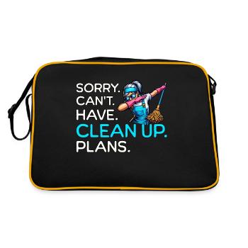 Cleaner - Retro Bag - black/gold - Back