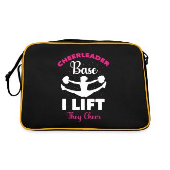 Cheerleader Cheerleading - Retro Bag - black/gold - Back