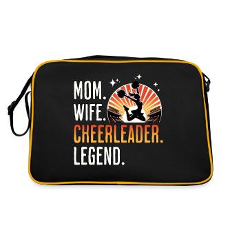 Cheerleader Cheerleading - Retro Bag - black/gold - Back