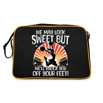 Cheerleader Cheerleading - Retro Bag - black/gold - Back