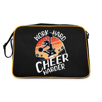 Cheerleader Sayings - Retro Bag - black/gold - Back