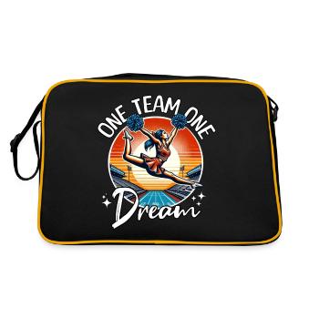 Cheerleader Saying - Retro Bag - black/gold - Back