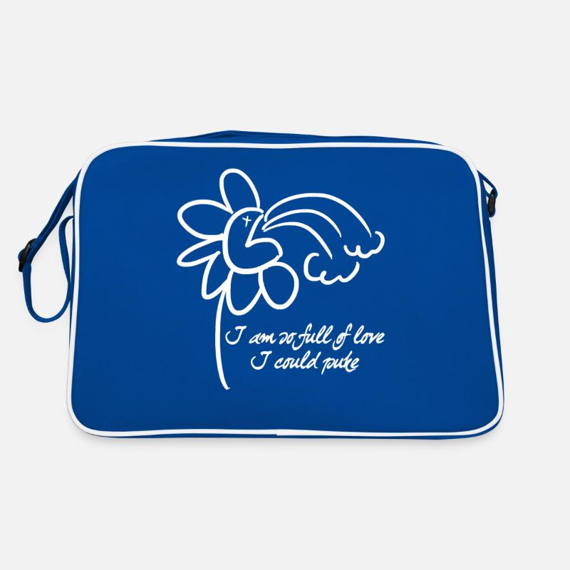 Fleur de vomir de la Saint-Valentin Sac Retro
