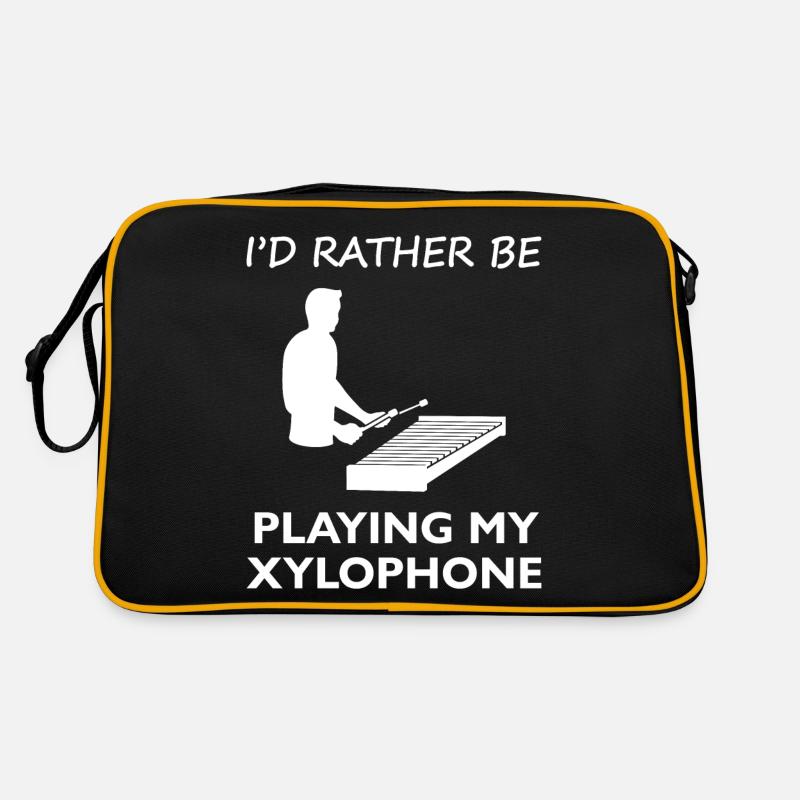 Déclaration de musicien de Xylophone Passion Sac Retro