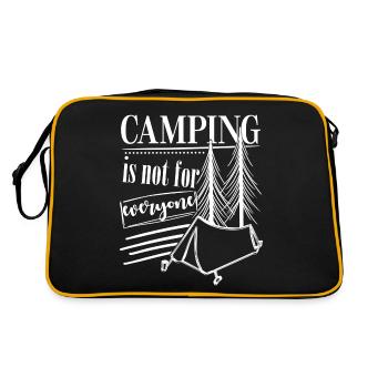 Camping Tents Hike Hiking Tent Outdoor - Retro Tasche - Schwarz/Gold - Hinten