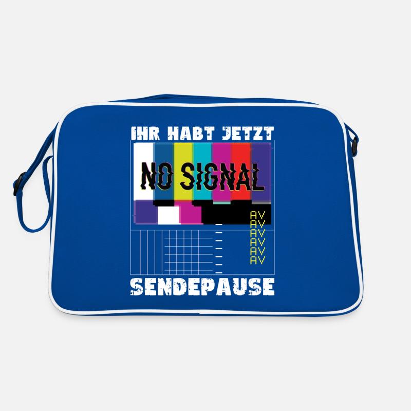 Vous avez maintenant une pause de la diffusion - Pas de signal Sac Retro