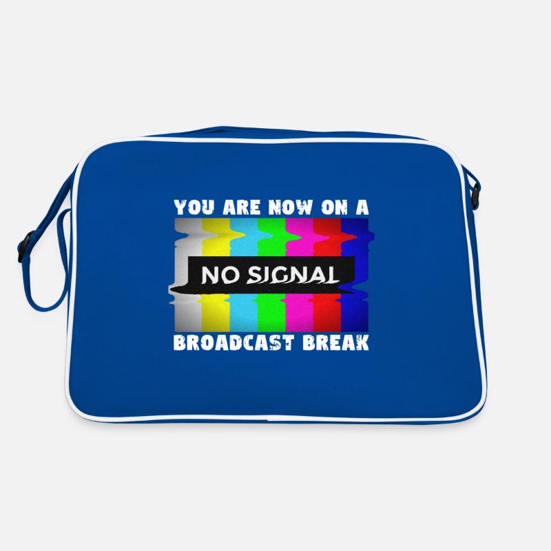 Vous avez maintenant une pause de la diffusion - Pas de signal Sac Retro