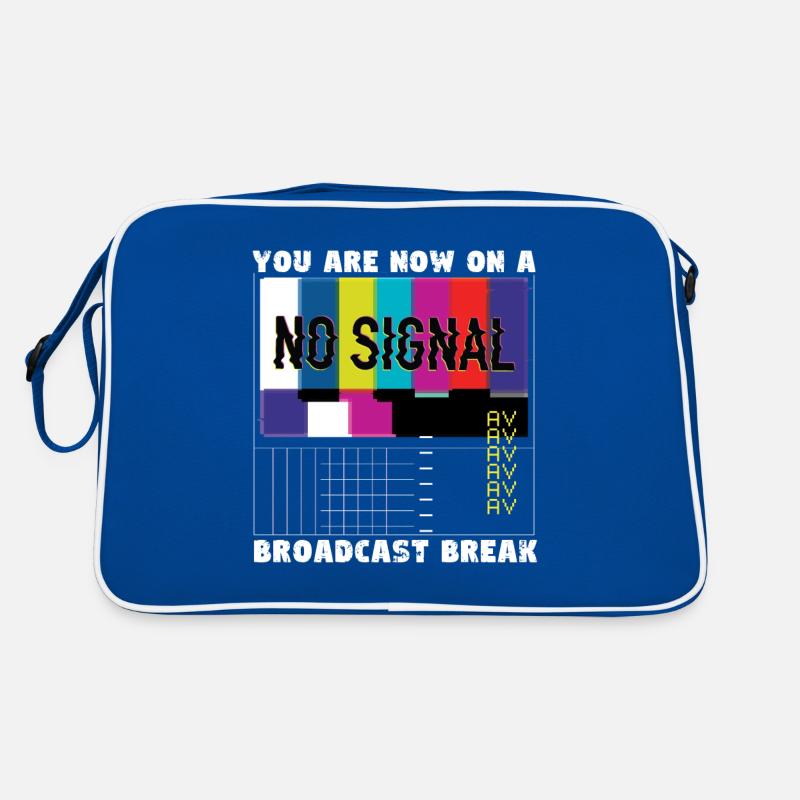 Vous avez maintenant une pause de la diffusion - Pas de signal Sac Retro