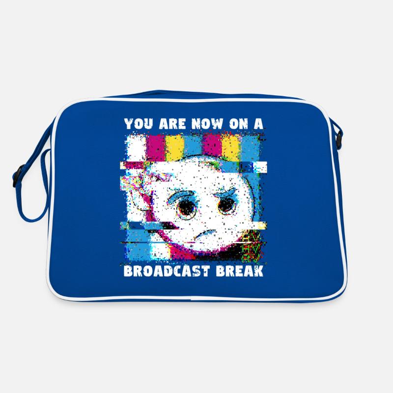 Vous avez maintenant une pause de la diffusion - Pas de signal Sac Retro