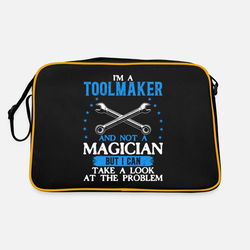 Mécanicien d’outils - Pas un magicien, juste un génie Sac Retro