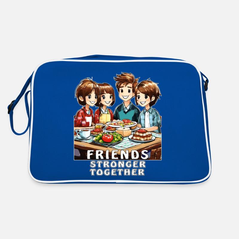 FREUNDE STRONGER TOGETHER Retro Tasche