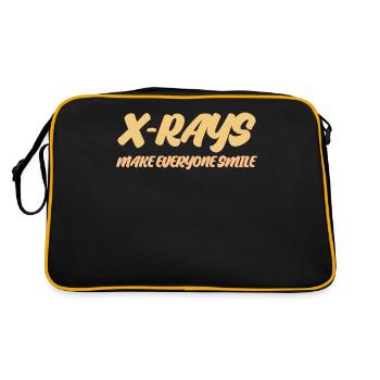 Radiographie du squelette à rayons X Radiologie - Sac Retro - noir/or - Dos