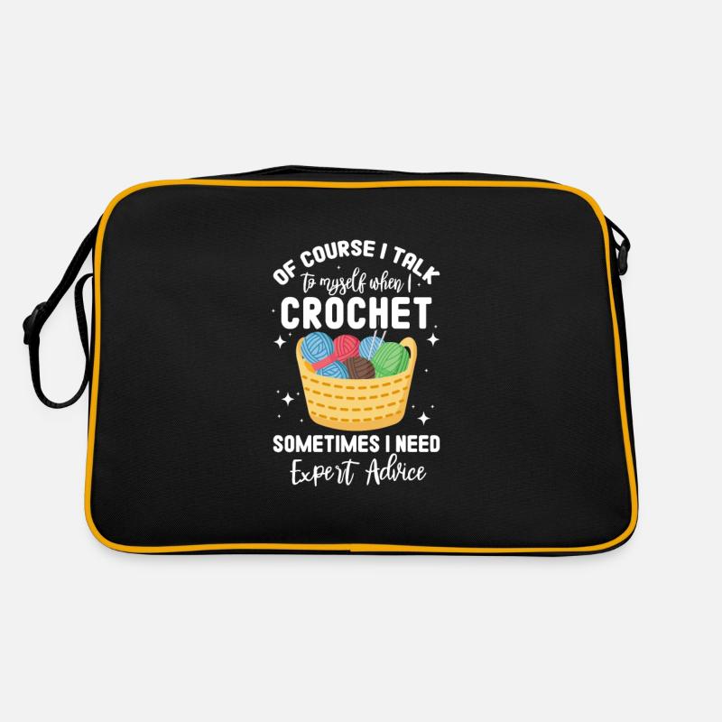 Crochet tricot couture couture cadeau Sac Retro