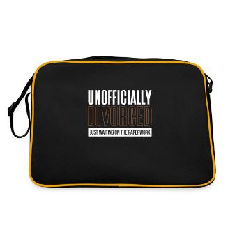 Divorce Séparation Fin Relation Cadeau - Sac Retro - noir/or - Dos