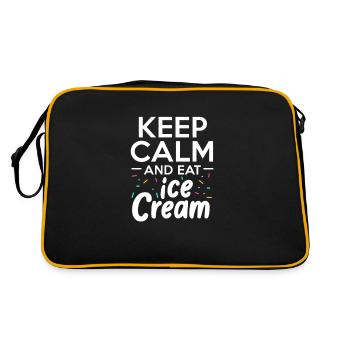 Crème glacée Crème glacée Crème glacée Cadeau d’été - Sac Retro - noir/or - Dos