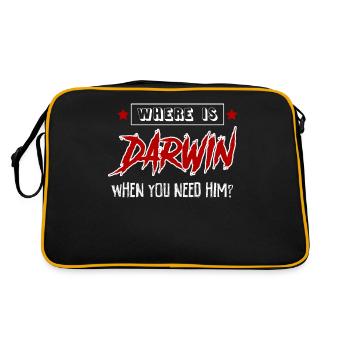 Darwin Darwinism Misanthrope - Retro Bag - black/gold - Back