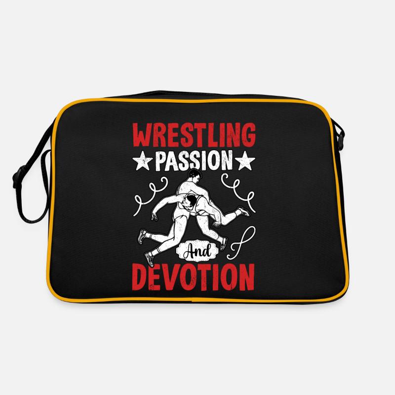 Wrestling passion and devotion Retro Bag