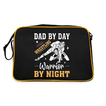 Day by Day Wrestling Warrior by Night - Retro Bag - black/gold - Back