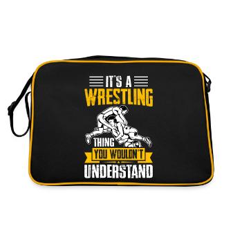 C’est un truc de lutte que vous ne comprendriez pas - Sac Retro - noir/or - Dos