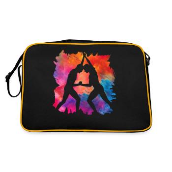Lutte - Sac Retro - noir/or - Dos