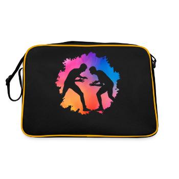 Lutte - Sac Retro - noir/or - Dos