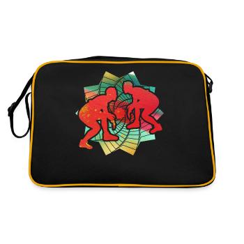 Lutte - Sac Retro - noir/or - Dos