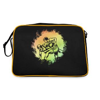 Lutte - Sac Retro - noir/or - Dos