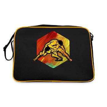 Lutte - Sac Retro - noir/or - Dos